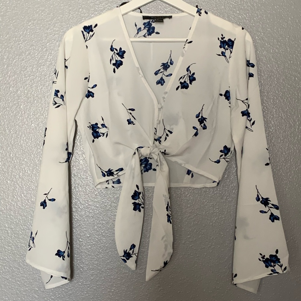 White Long sleeve Blouse